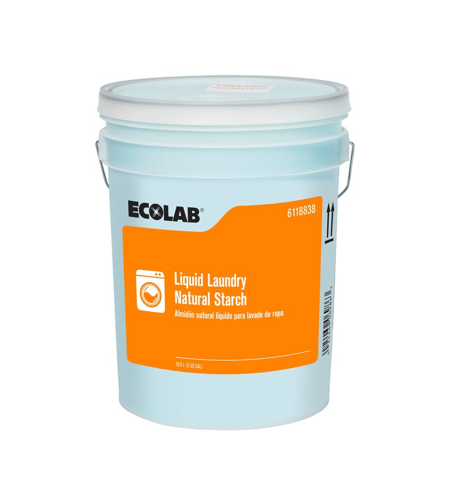 GuestSupply US | Ecolab® Liquid Laundry Natural Starch, 5 Gallon